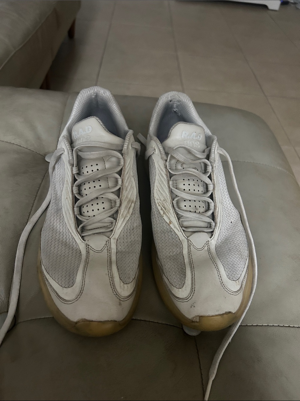 Men's White RAD shoes